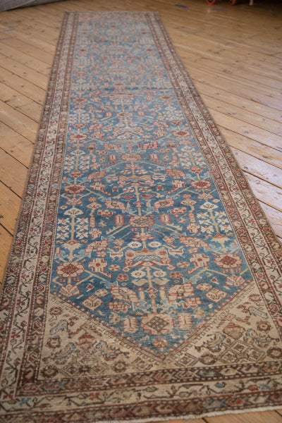 3x13.5 Antique Distressed Malayer Rug Runner by Old New House® - product image 4 for Resin Society