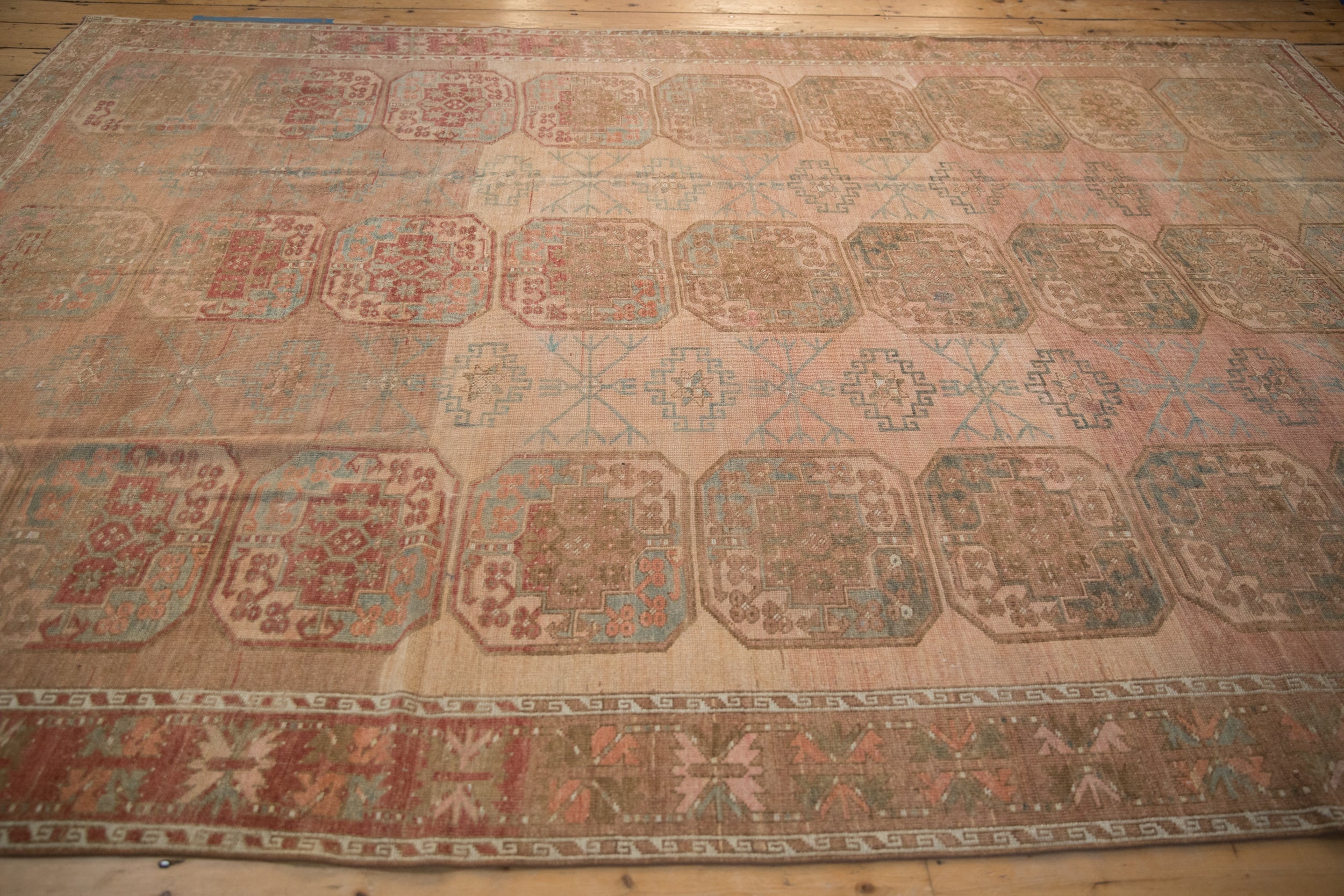 7x10.5 Vintage Distressed Ersari Carpet by Old New House® - product image 8 for Resin Society