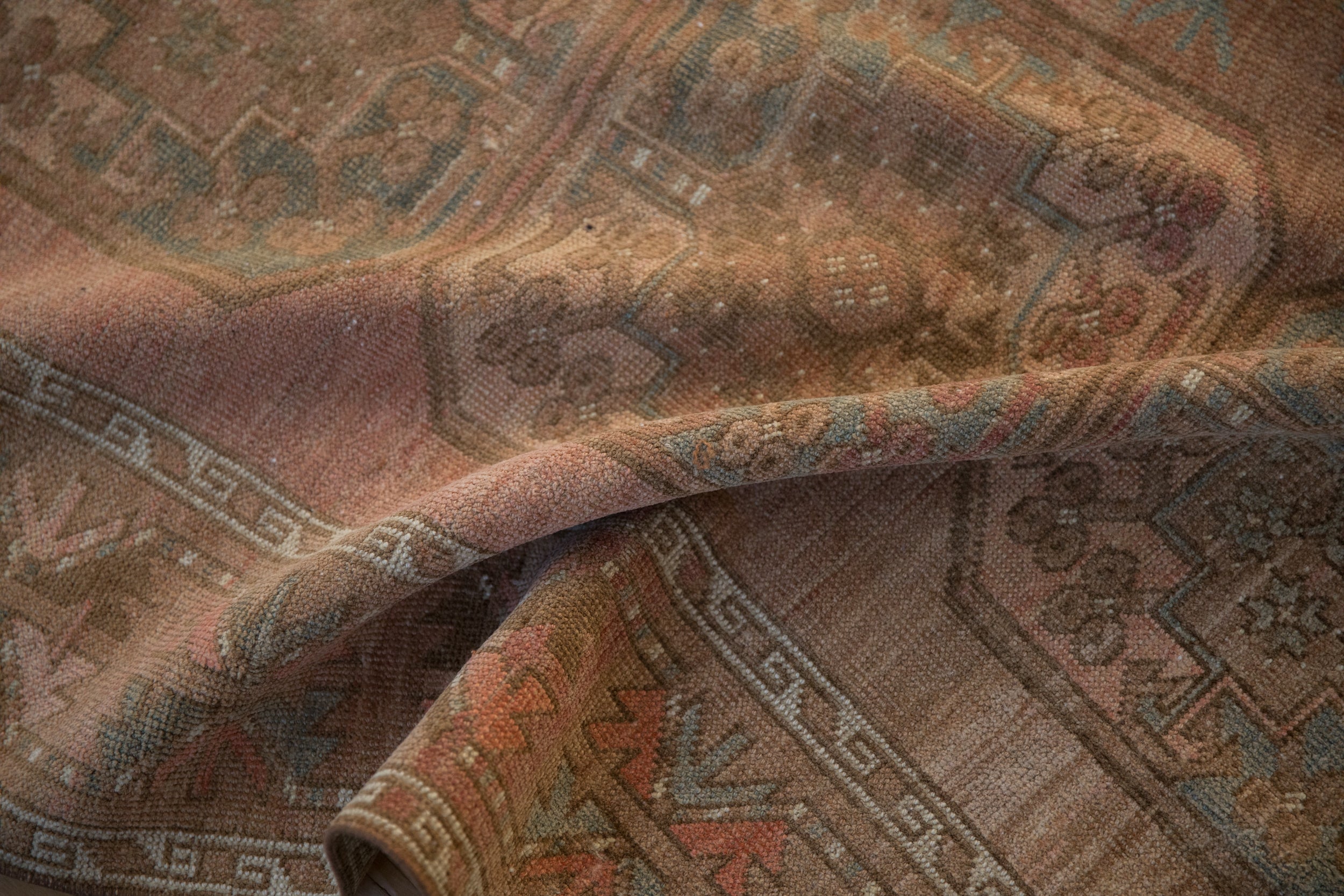 7x10.5 Vintage Distressed Ersari Carpet by Old New House® - product image 14 for Resin Society