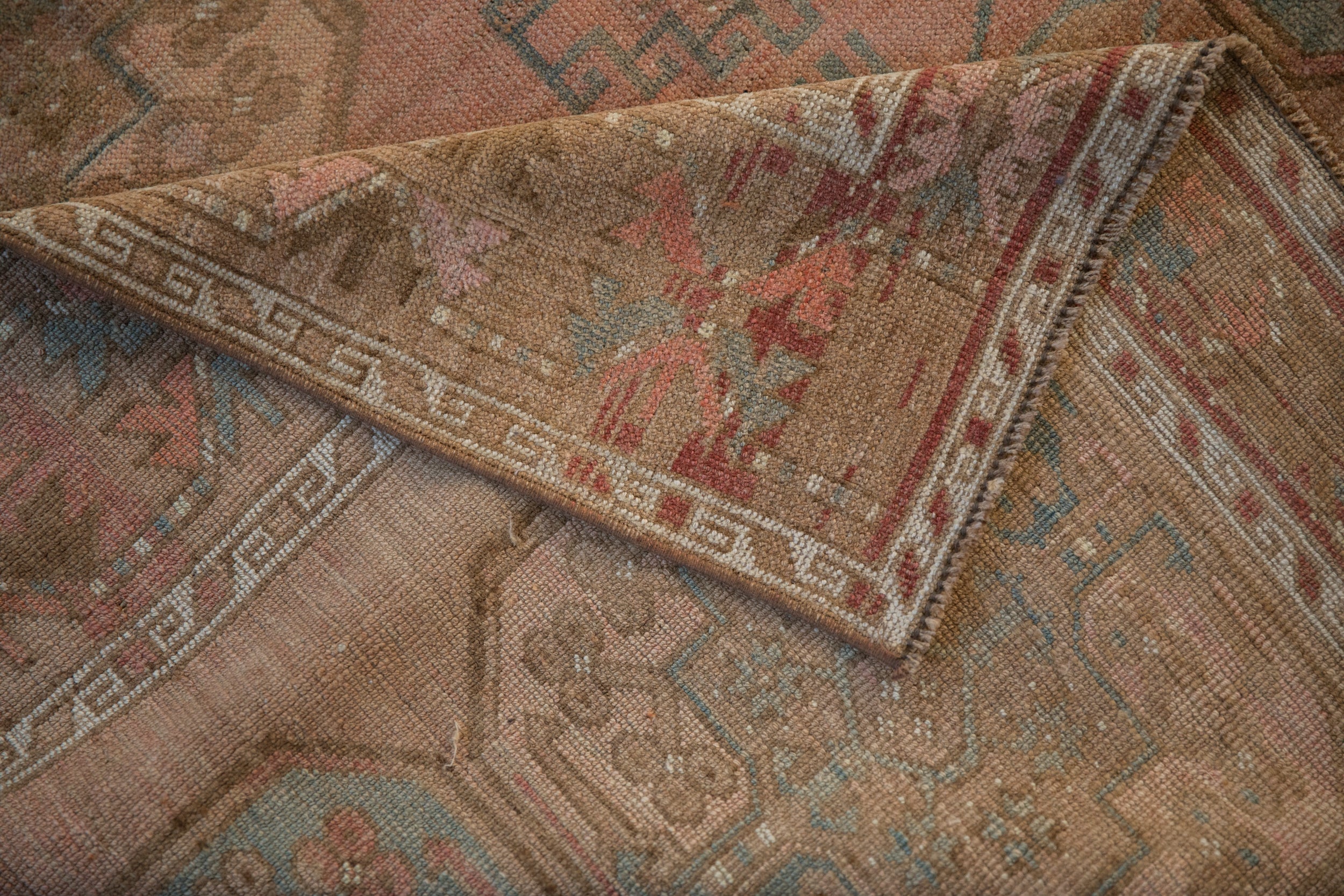 7x10.5 Vintage Distressed Ersari Carpet by Old New House® - product image 15 for Resin Society