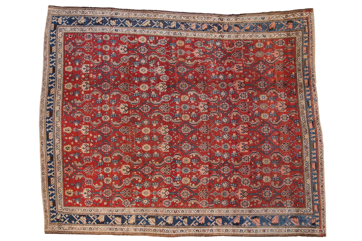 8.5x10.5 Vintage Kurdish Hamadan Carpet by Old New House® - main product image for Resin Society