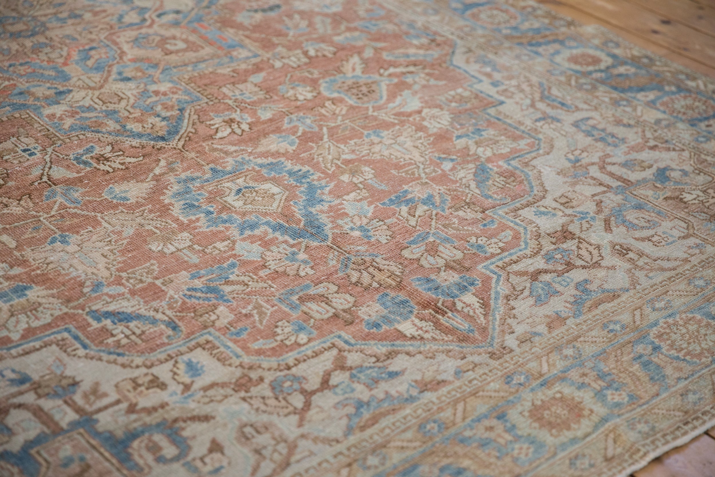 6.5x9.5 Vintage Distressed Heriz Carpet by Old New House® - product image 5 for Resin Society