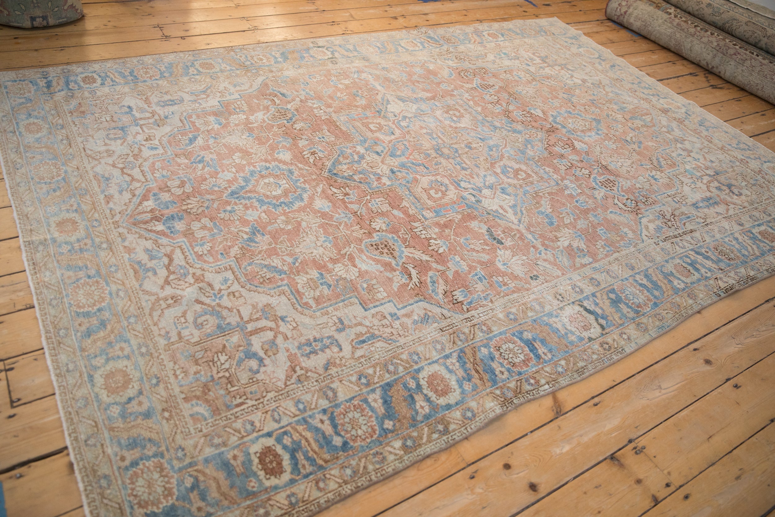 6.5x9.5 Vintage Distressed Heriz Carpet by Old New House® - product image 6 for Resin Society