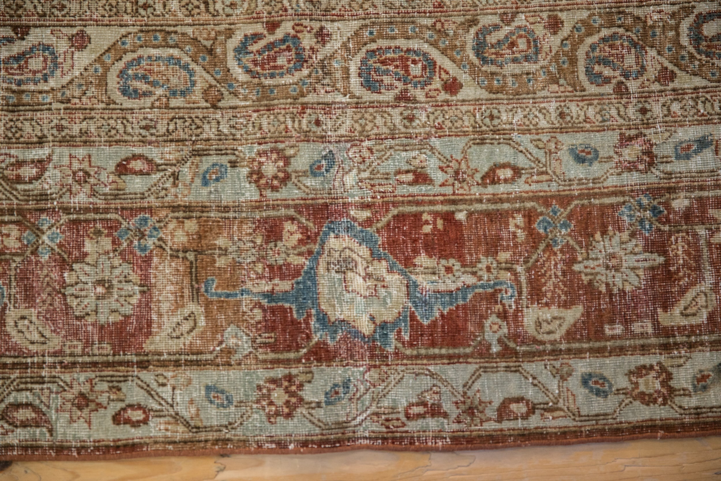 7.5x10.5 Vintage Distressed Qom Carpet by Old New House® - product image 8 for Resin Society
