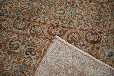 7.5x10.5 Vintage Distressed Qom Carpet by Old New House® - product image 12 for Resin Society