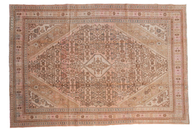 7x10 Vintage Distressed Overdyed Bibikabad Carpet by Old New House® - main product image for Resin Society