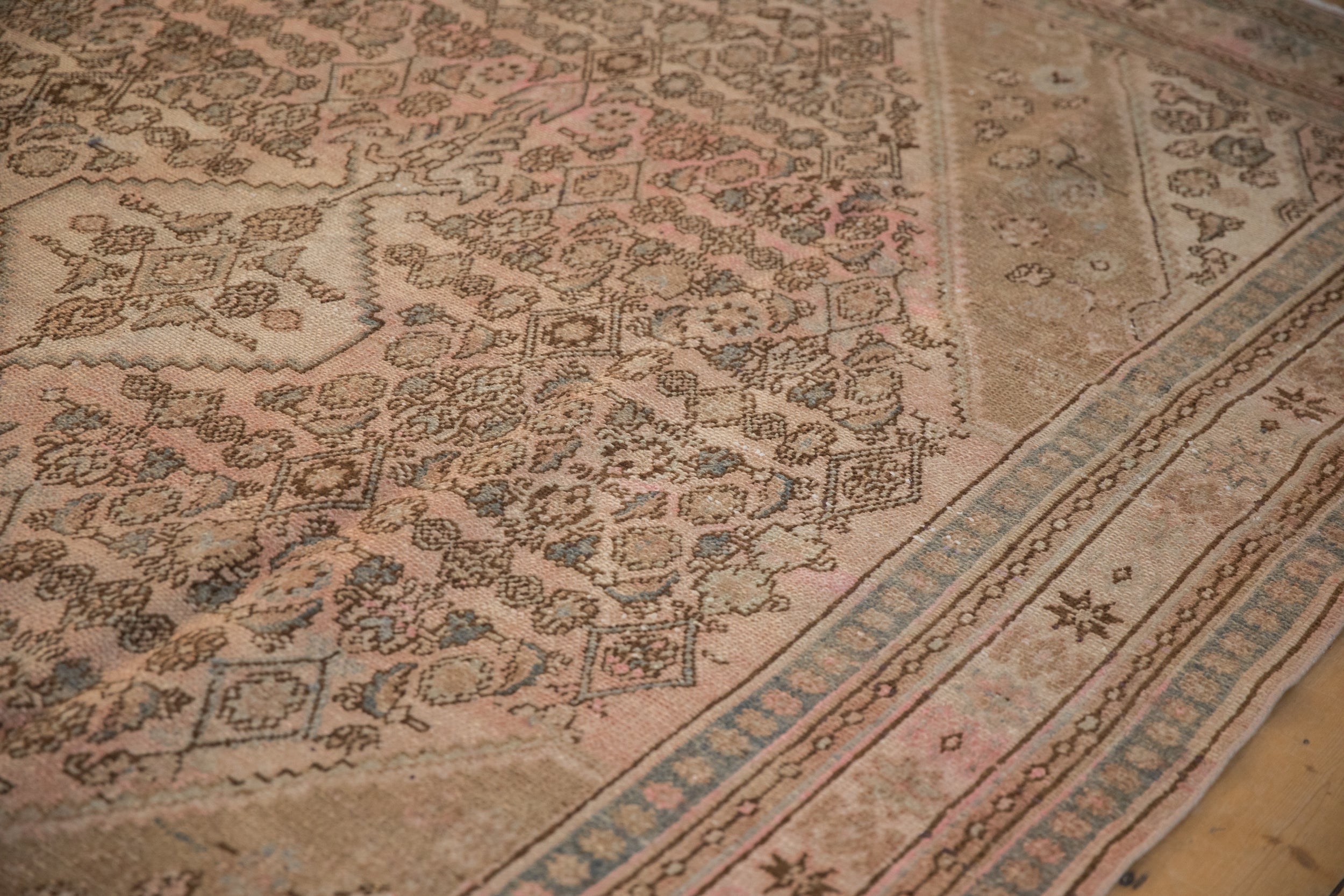 7x10 Vintage Distressed Overdyed Bibikabad Carpet by Old New House® - product image 8 for Resin Society