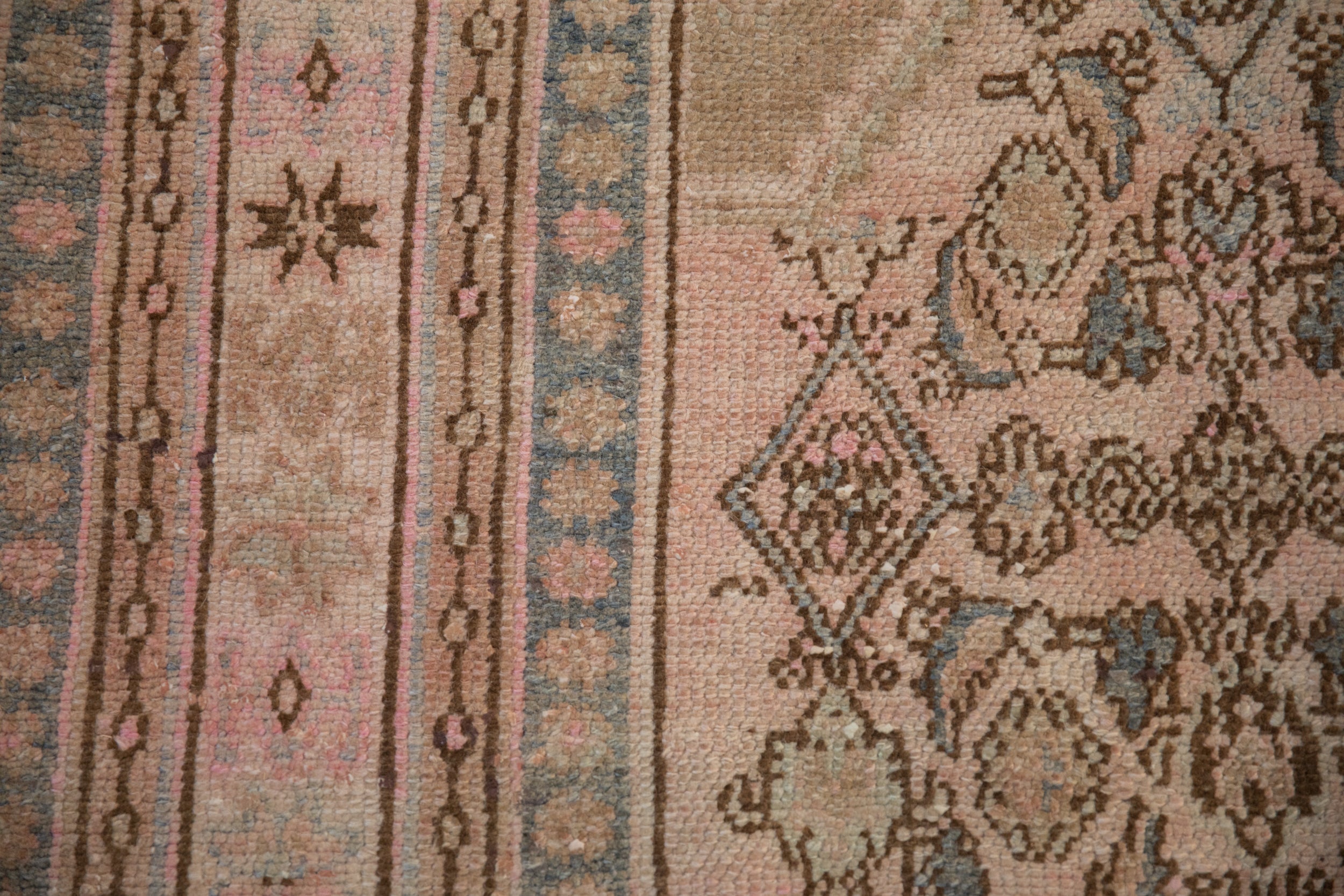 7x10 Vintage Distressed Overdyed Bibikabad Carpet by Old New House® - product image 15 for Resin Society