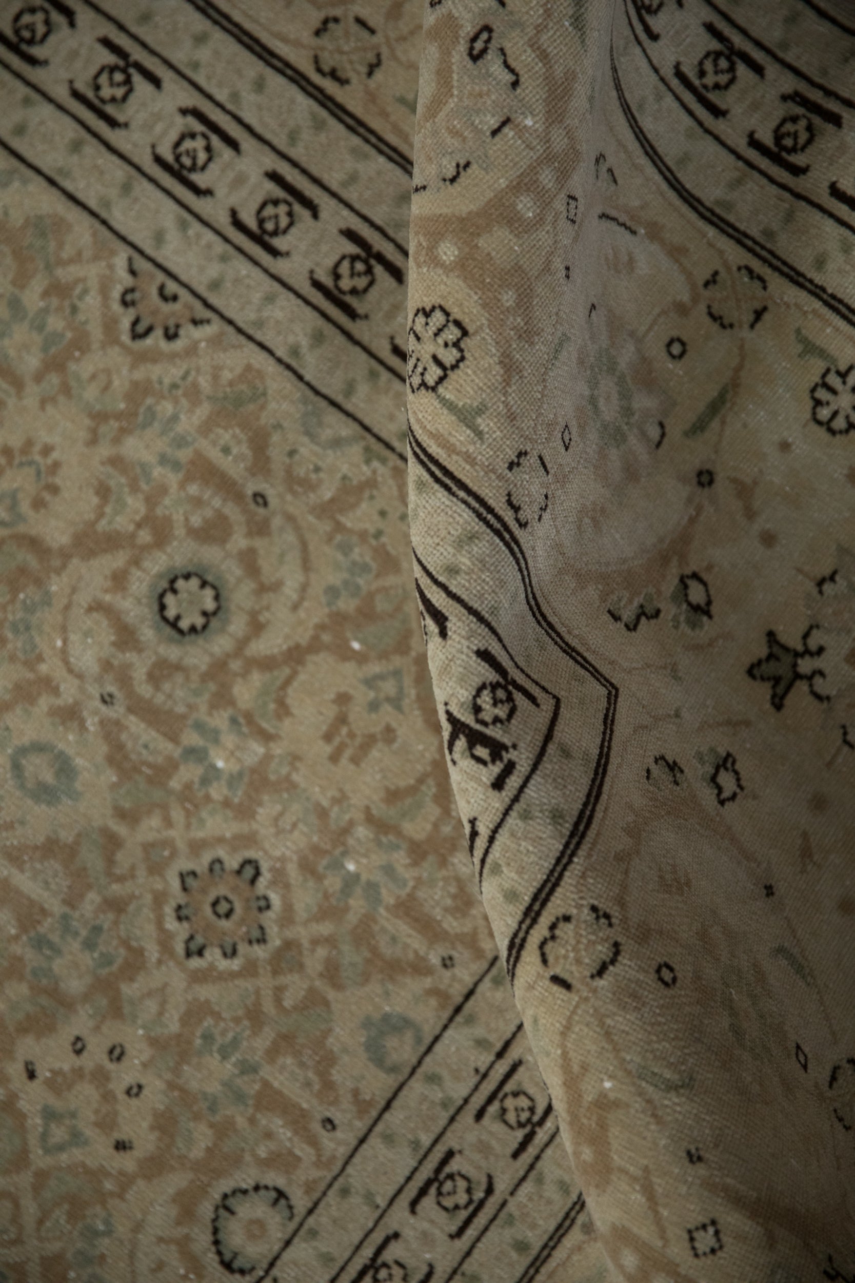 8x11.5 Vintage Distressed Tabriz Carpet by Old New House® - product image 12 for Resin Society