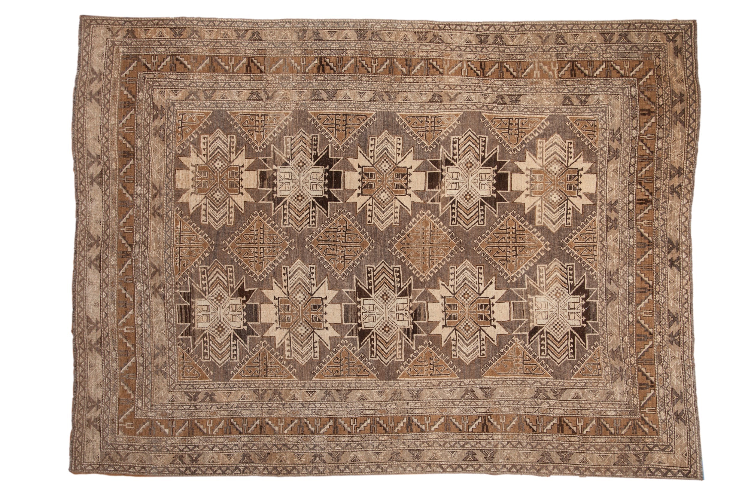 7x9.5 Vintage Distressed Kars Carpet by Old New House® - main product image for Resin Society