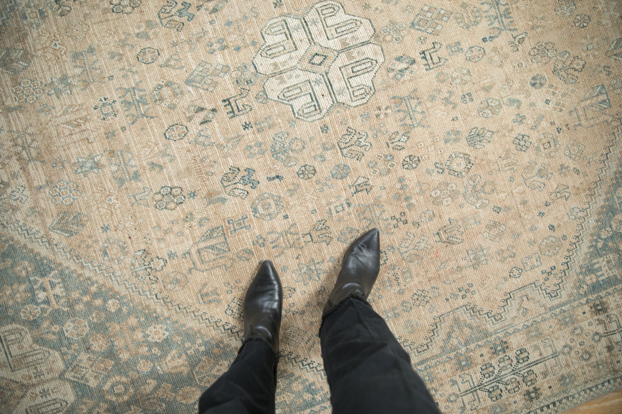 7x10 Vintage Distressed Qashqai Carpet by Old New House® - product image 2 for Resin Society