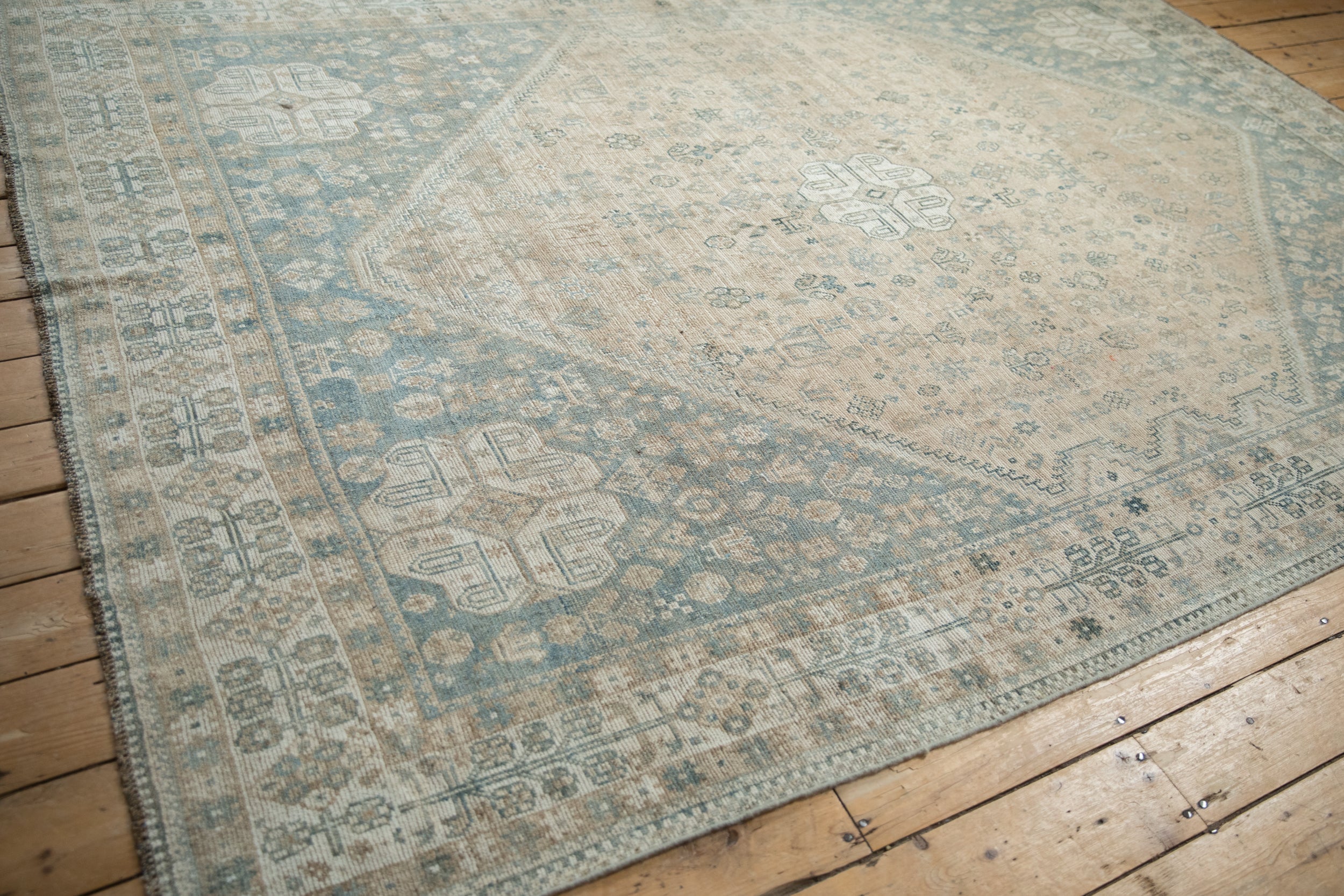 7x10 Vintage Distressed Qashqai Carpet by Old New House® - product image 10 for Resin Society