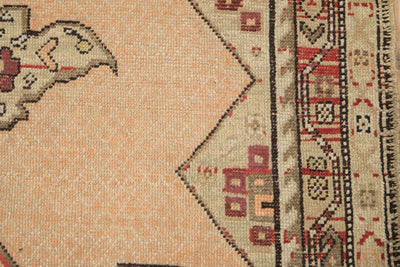 RESERVED 3.5x11 Antique Distressed Karabagh Rug Runner