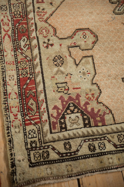 RESERVED 3.5x11 Antique Distressed Karabagh Rug Runner
