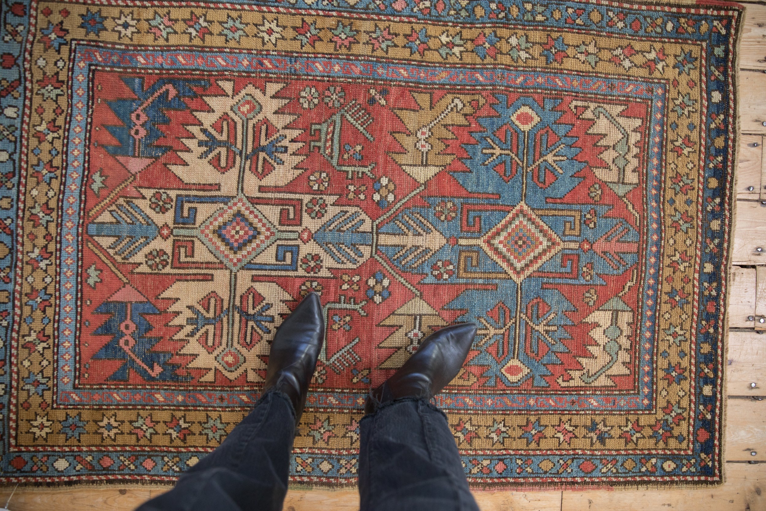 3.5x5 Vintage Heriz Rug by Old New House® - product image 2 for Resin Society