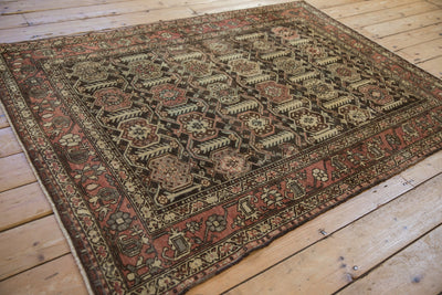 4.5x6 Vintage Distressed Hamadan Rug by Old New House® - product image 8 for Resin Society