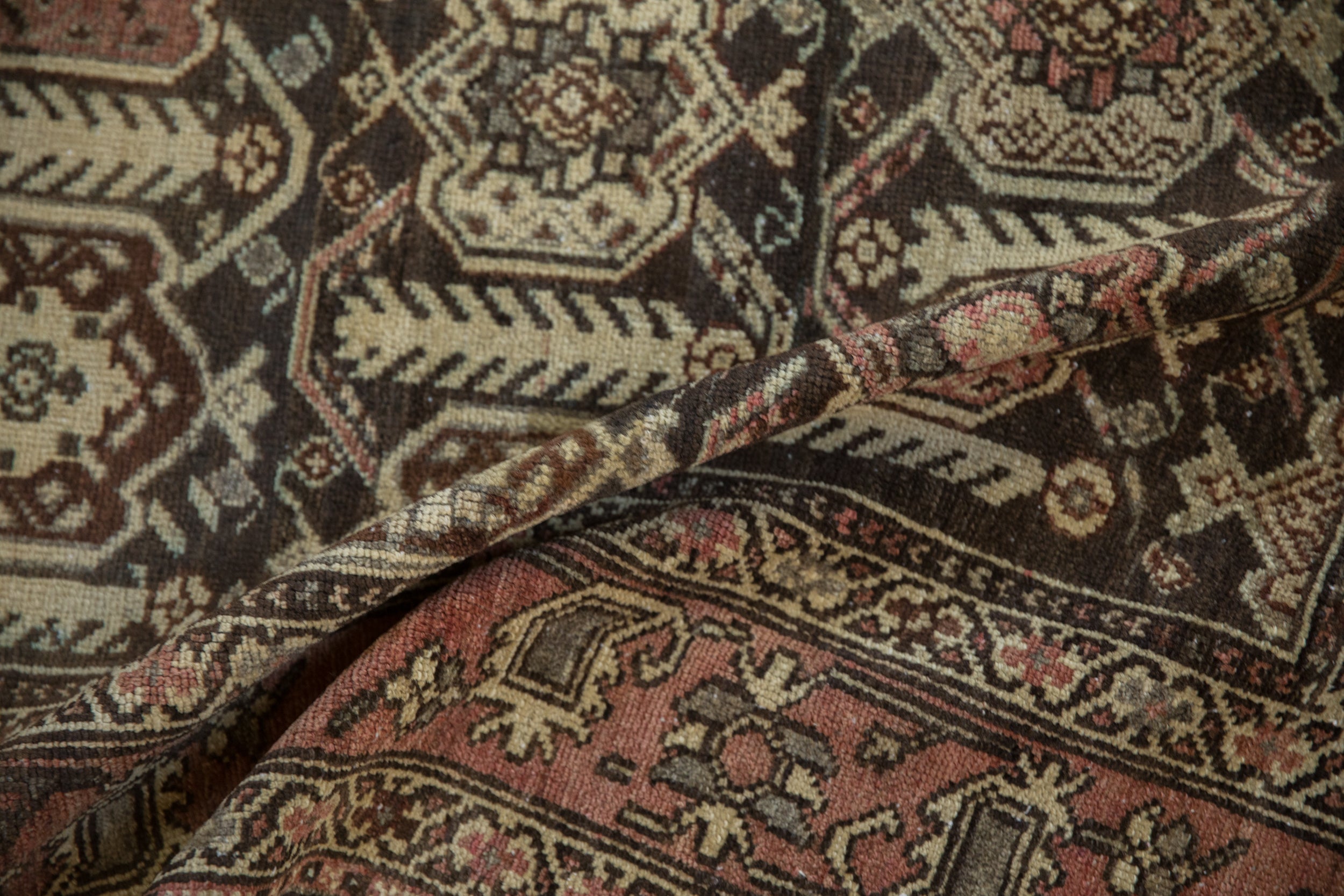 4.5x6 Vintage Distressed Hamadan Rug by Old New House® - product image 10 for Resin Society
