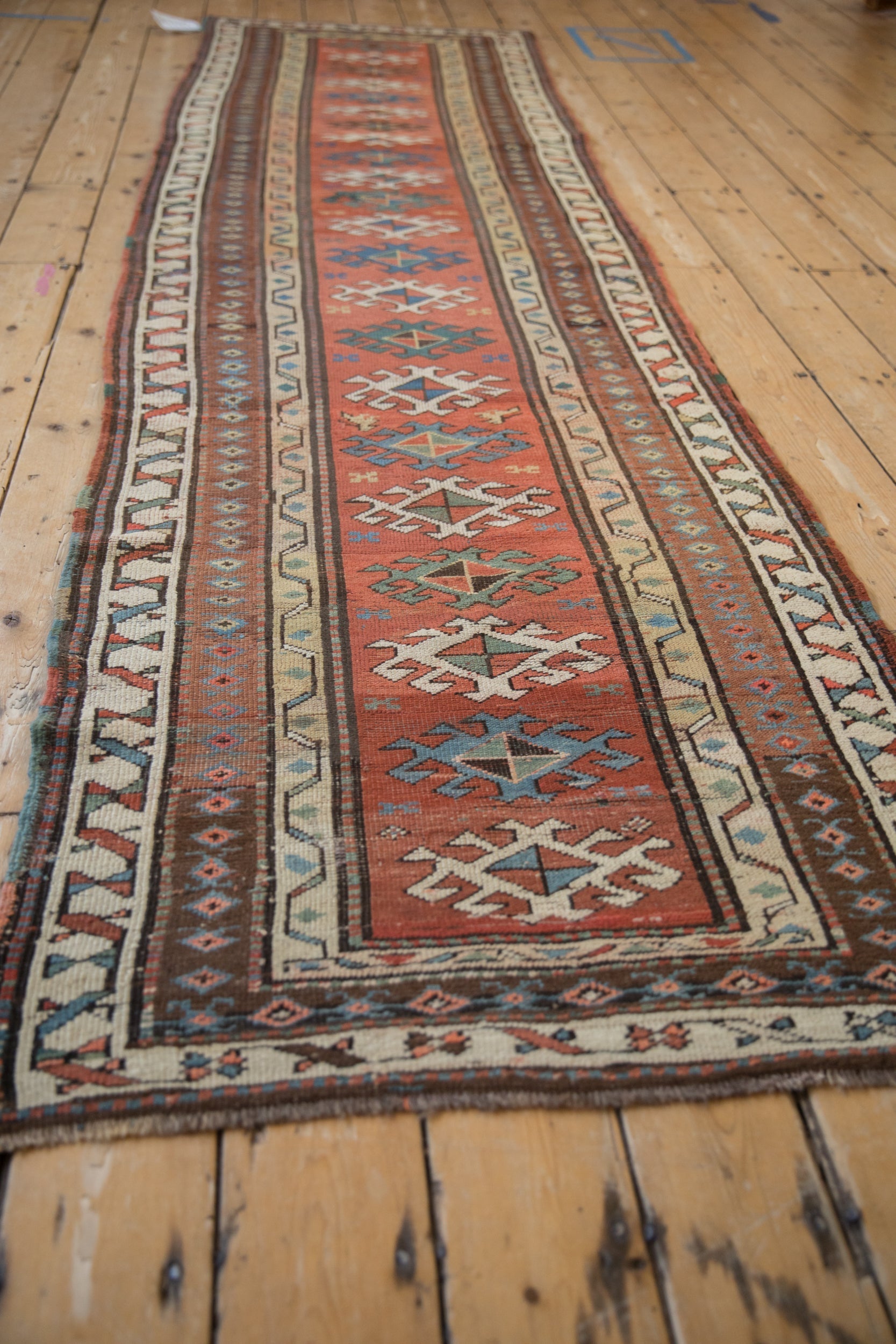 3x11 Antique Caucasian Rug Runner by Old New House® - product image 6 for Resin Society