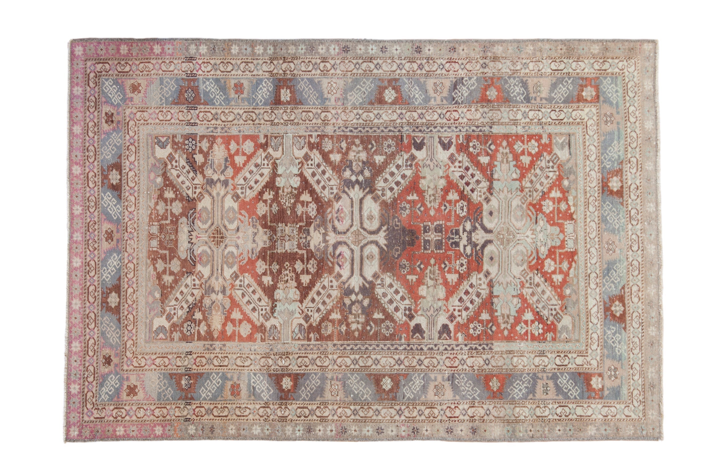 3.5x5.5 Vintage Distressed Caucasian Rug by Old New House® - main product image for Resin Society