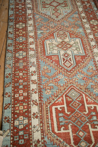 3.5x12.5 Vintage Distressed Karaja Rug Runner by Old New House® - product image 5 for Resin Society