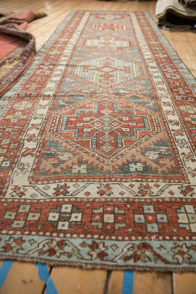 3.5x12.5 Vintage Distressed Karaja Rug Runner by Old New House® - product image 6 for Resin Society
