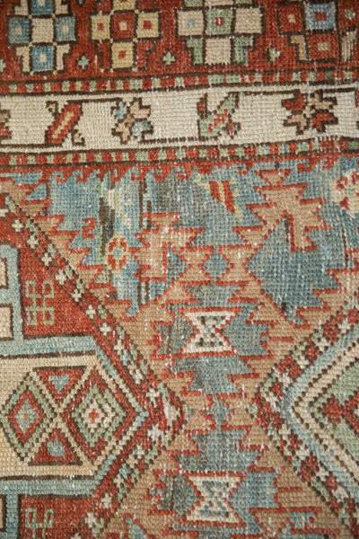 3.5x12.5 Vintage Distressed Karaja Rug Runner by Old New House® - product image 8 for Resin Society