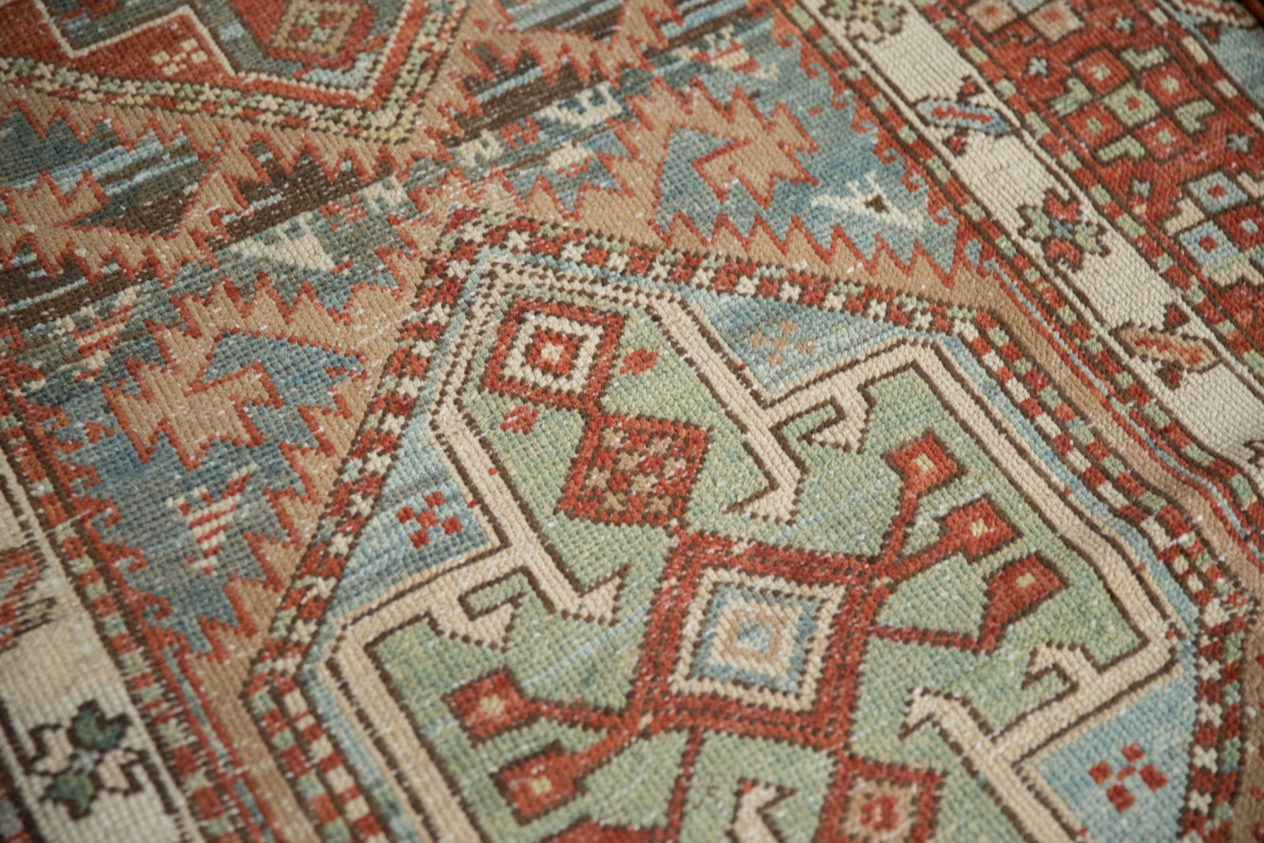 3.5x12.5 Vintage Distressed Karaja Rug Runner by Old New House® - product image 11 for Resin Society