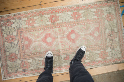 2.5x5 Vintage Distressed Oushak Rug Runner by Old New House® - product image 2 for Resin Society