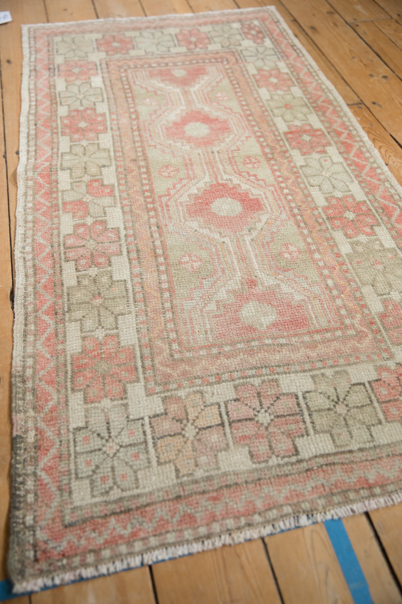 2.5x5 Vintage Distressed Oushak Rug Runner by Old New House® - product image 4 for Resin Society