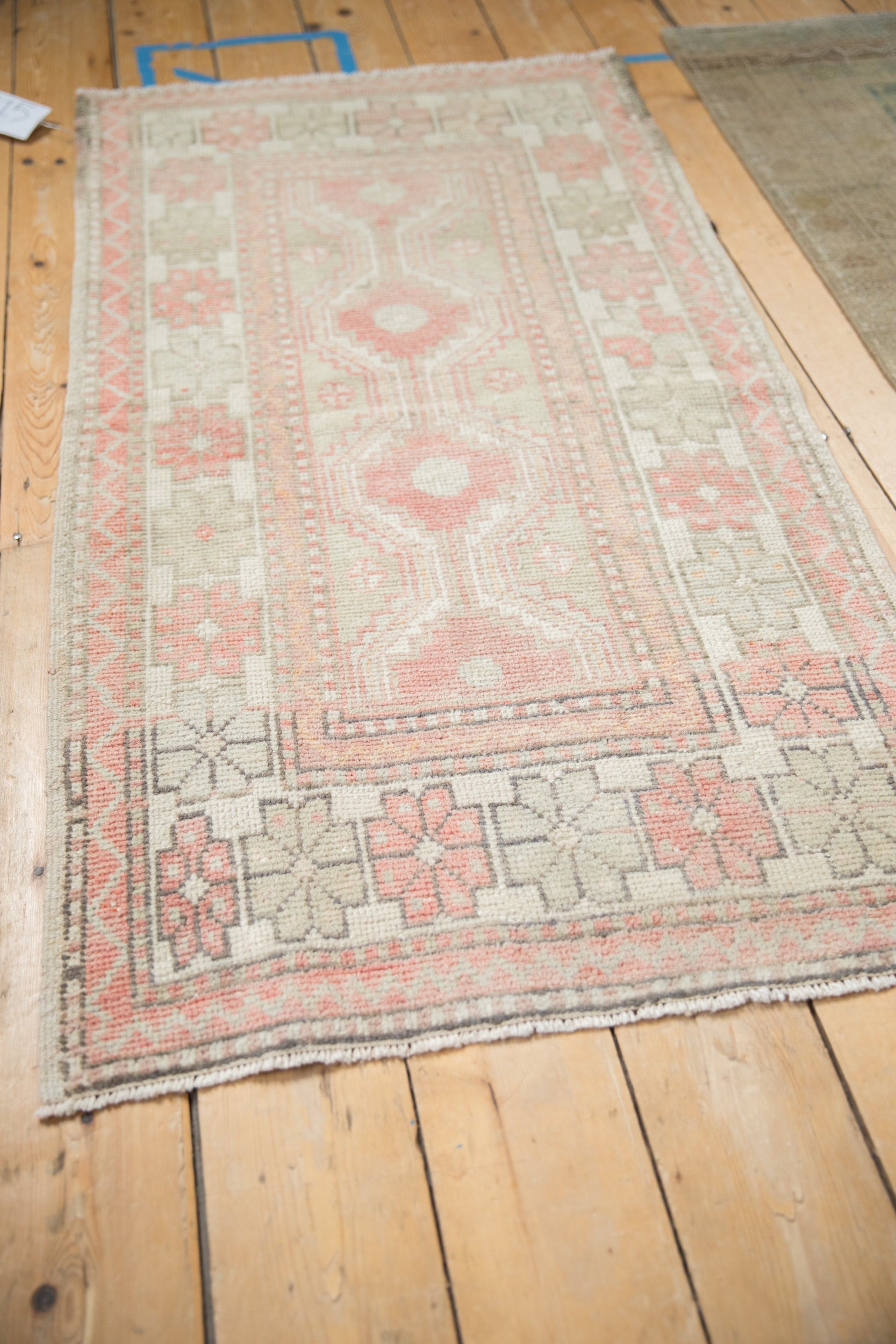 2.5x5 Vintage Distressed Oushak Rug Runner by Old New House® - product image 7 for Resin Society