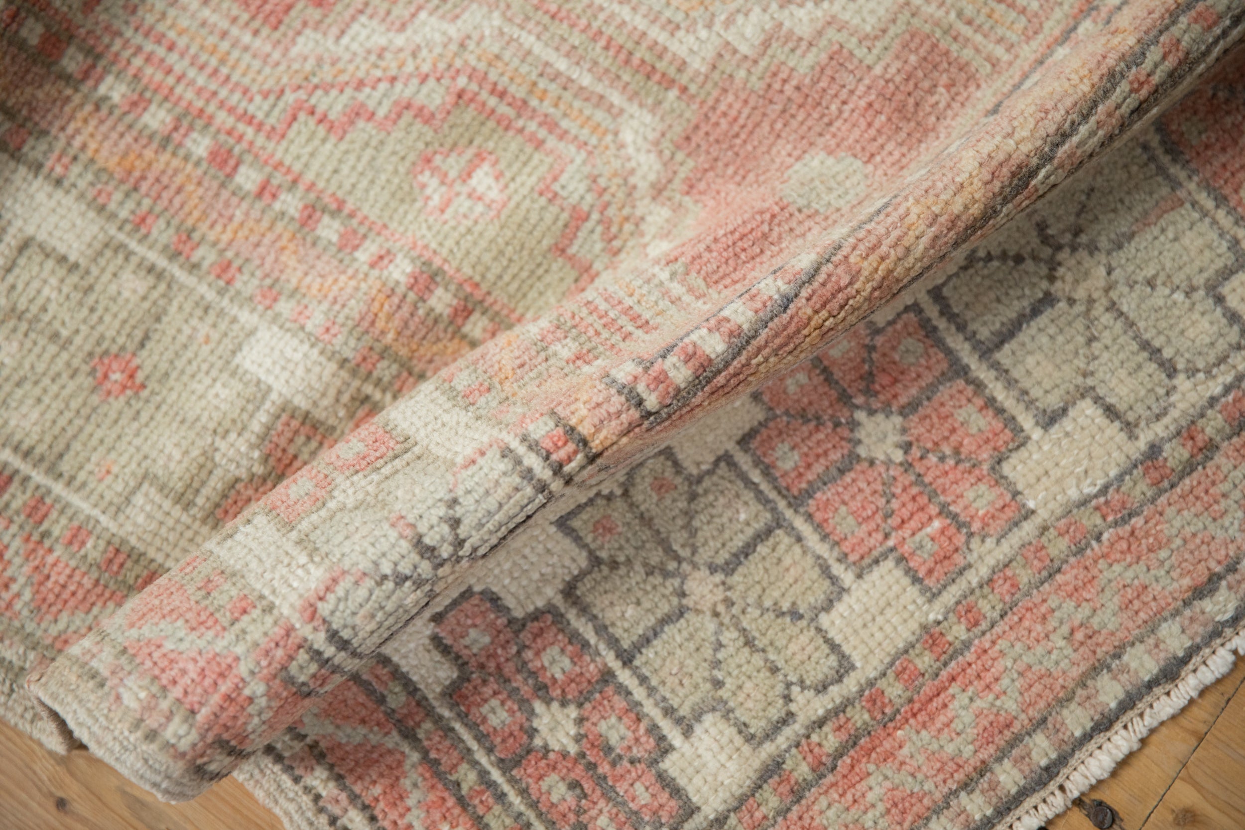 2.5x5 Vintage Distressed Oushak Rug Runner by Old New House® - product image 10 for Resin Society