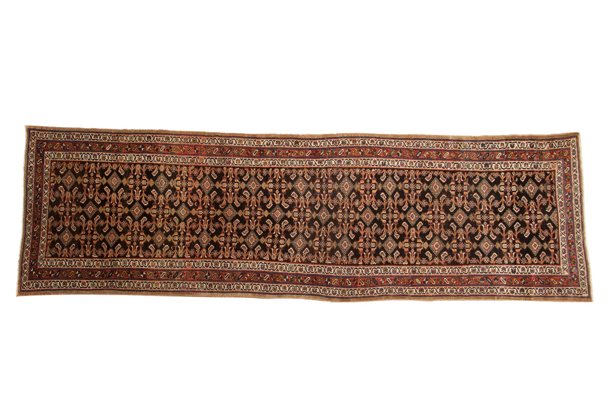 3.5x11.5 Antique Hamadan Rug Runner by Old New House® - main product image for Resin Society
