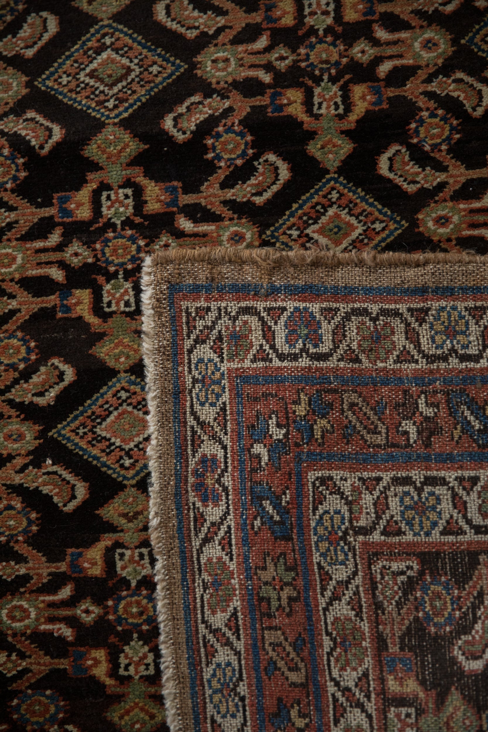 3.5x11.5 Antique Hamadan Rug Runner by Old New House® - product image 12 for Resin Society