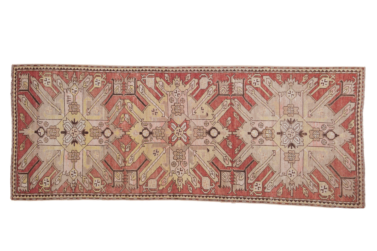 3.5x9 Antique Distressed Kazak Rug Runner by Old New House® - main product image for Resin Society