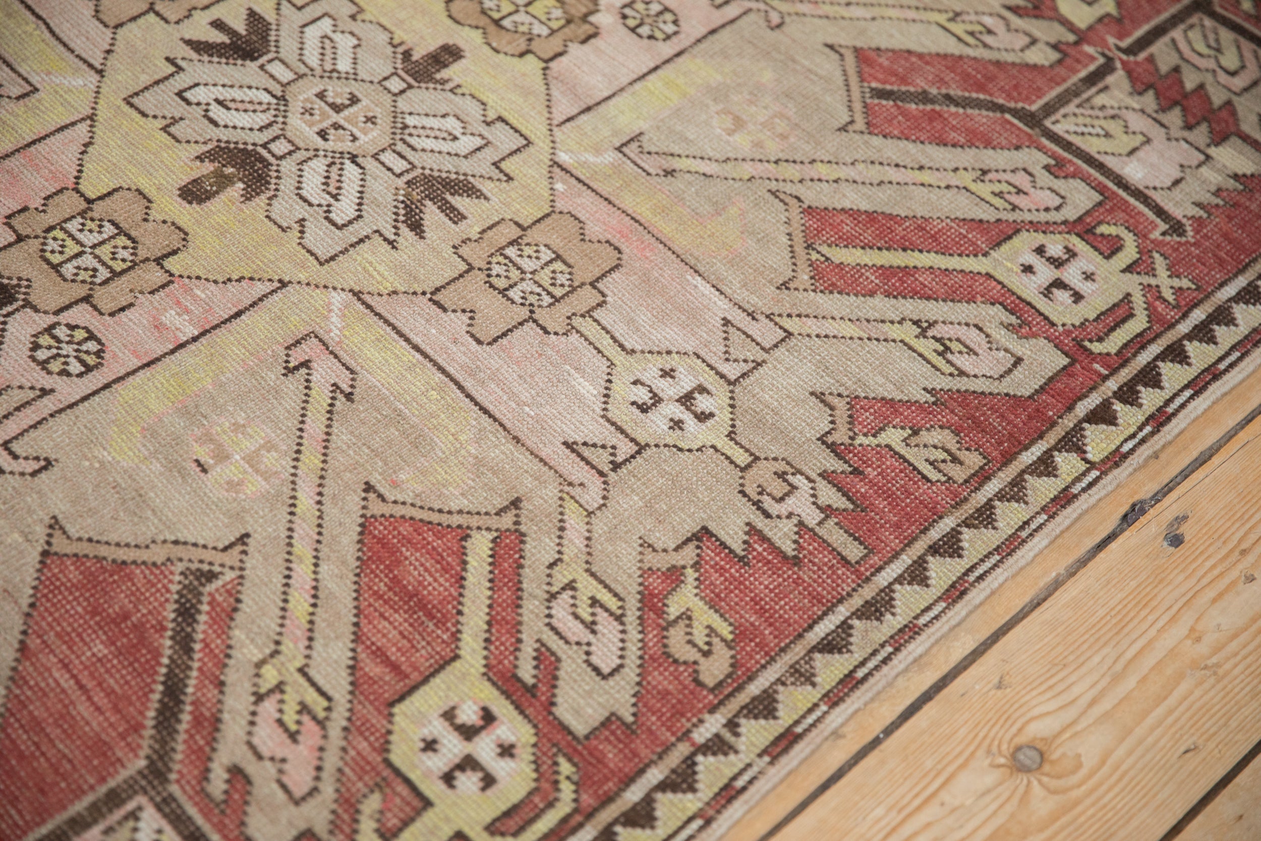 3.5x9 Antique Distressed Kazak Rug Runner by Old New House® - product image 7 for Resin Society