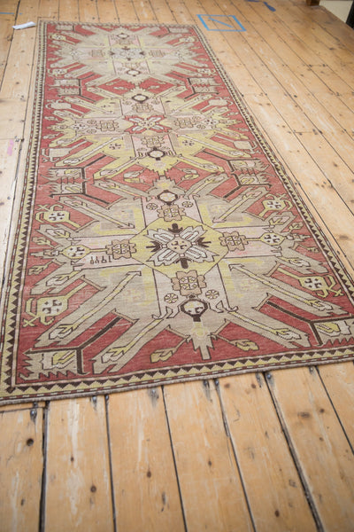 3.5x9 Antique Distressed Kazak Rug Runner by Old New House® - product image 9 for Resin Society