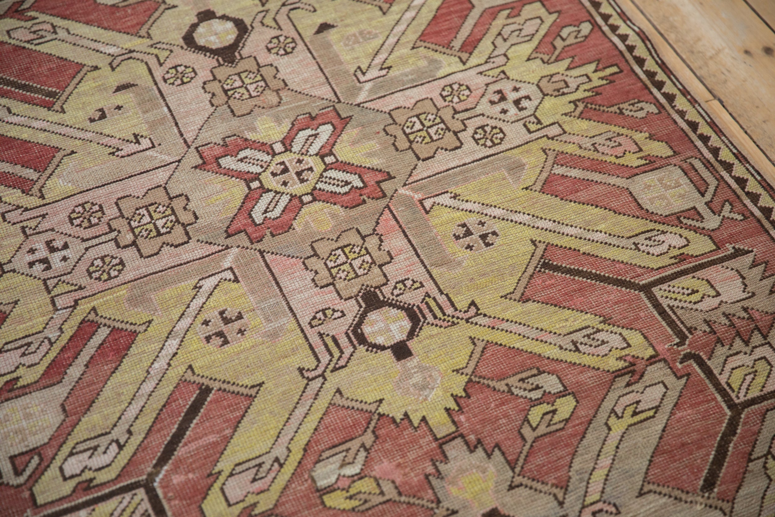 3.5x9 Antique Distressed Kazak Rug Runner by Old New House® - product image 11 for Resin Society