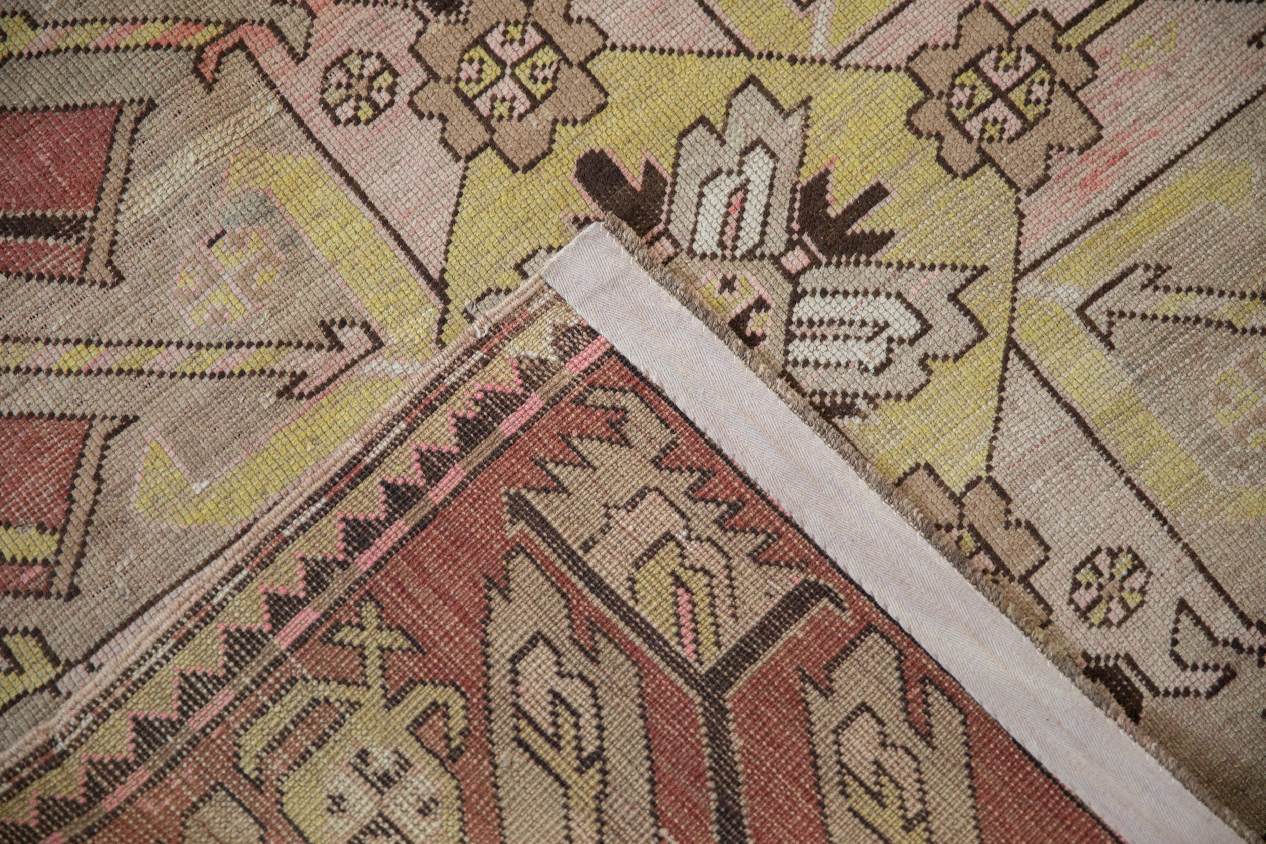 3.5x9 Antique Distressed Kazak Rug Runner by Old New House® - product image 13 for Resin Society