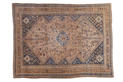 7.5x9.5 Vintage Distressed Qashqai Carpet by Old New House® - main product image for Resin Society