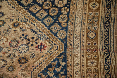 7.5x9.5 Vintage Distressed Qashqai Carpet by Old New House® - product image 3 for Resin Society