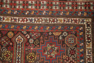 3.5x15 Antique Qashqai Rug Runner by Old New House® - product image 3 for Resin Society