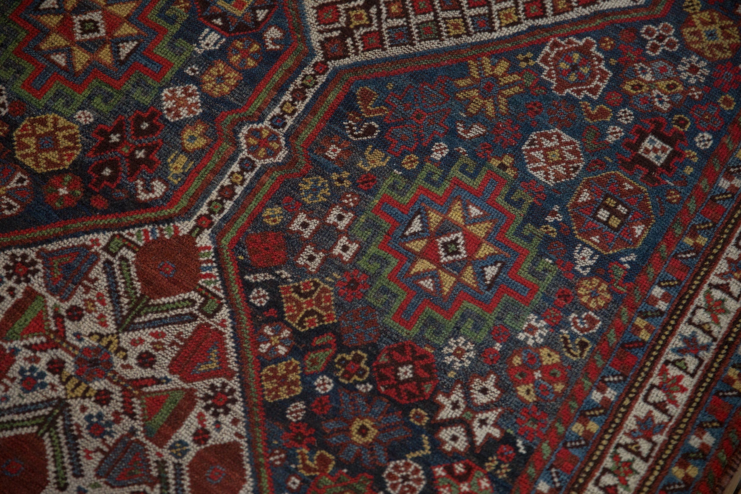 3.5x15 Antique Qashqai Rug Runner by Old New House® - product image 9 for Resin Society