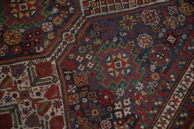 3.5x15 Antique Qashqai Rug Runner by Old New House® - product image 9 for Resin Society