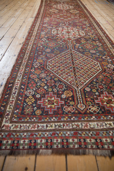 3.5x15 Antique Qashqai Rug Runner by Old New House® - product image 11 for Resin Society