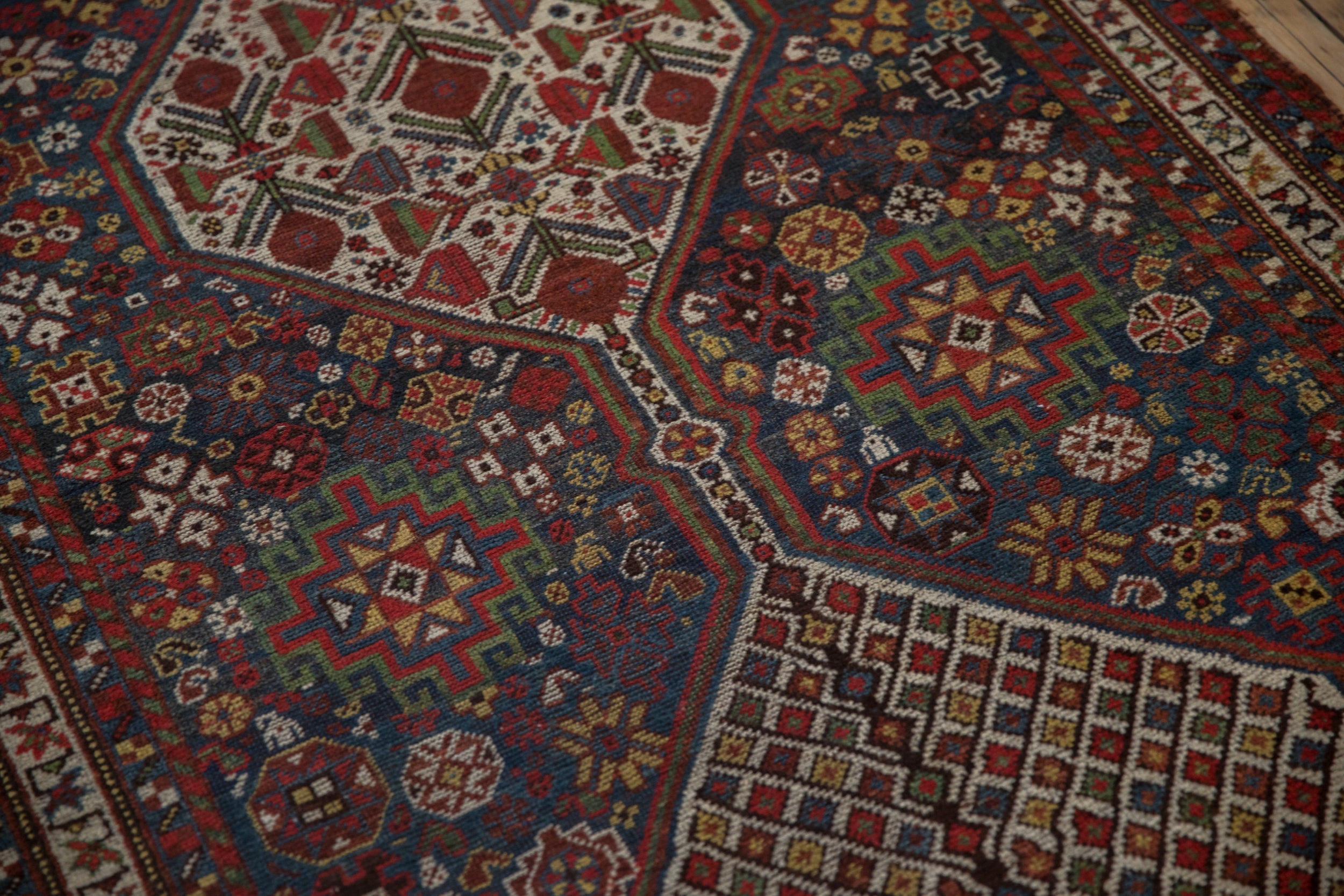3.5x15 Antique Qashqai Rug Runner by Old New House® - product image 14 for Resin Society