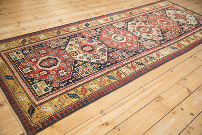 3.5x9.5 Antique Kazak Rug Runner by Old New House® - product image 6 for Resin Society