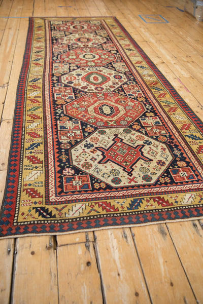 3.5x9.5 Antique Kazak Rug Runner by Old New House® - product image 8 for Resin Society