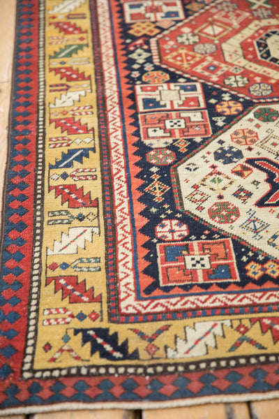 3.5x9.5 Antique Kazak Rug Runner by Old New House® - product image 9 for Resin Society
