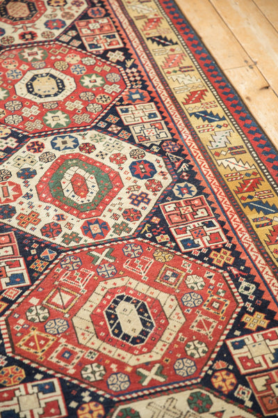 3.5x9.5 Antique Kazak Rug Runner by Old New House® - product image 10 for Resin Society