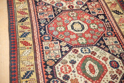 3.5x9.5 Antique Kazak Rug Runner by Old New House® - product image 11 for Resin Society